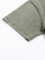 Snow Washed Heavyweight Oversize T-Shirt