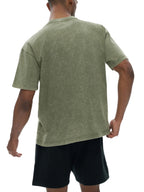 Snow Washed Heavyweight Oversize T-Shirt