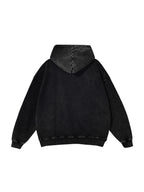 Snow Washed Loose Cotton Hoodie