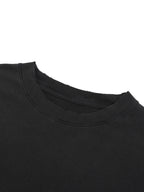Snow Washed Raw-Hem T-Shirt