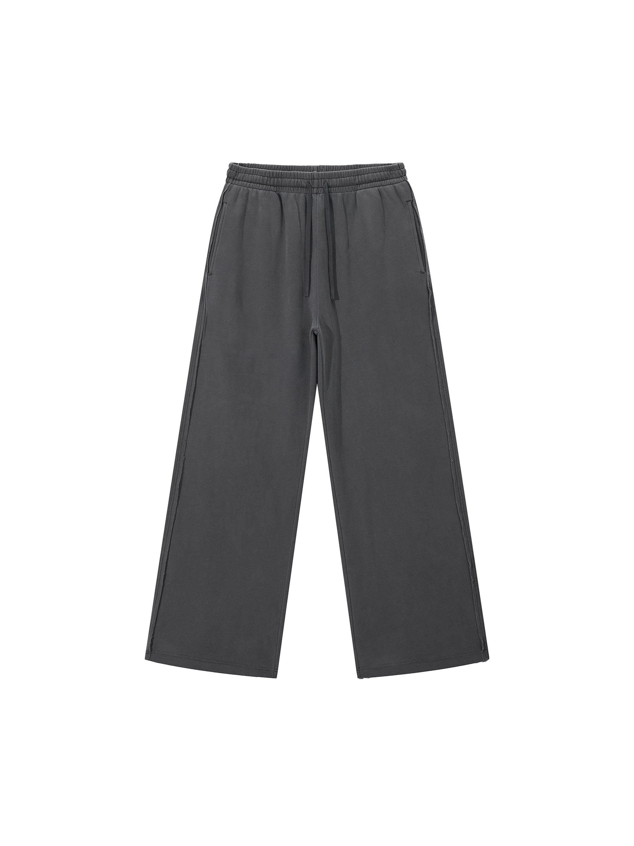 Snow Washed Raw Edge Sweatpants