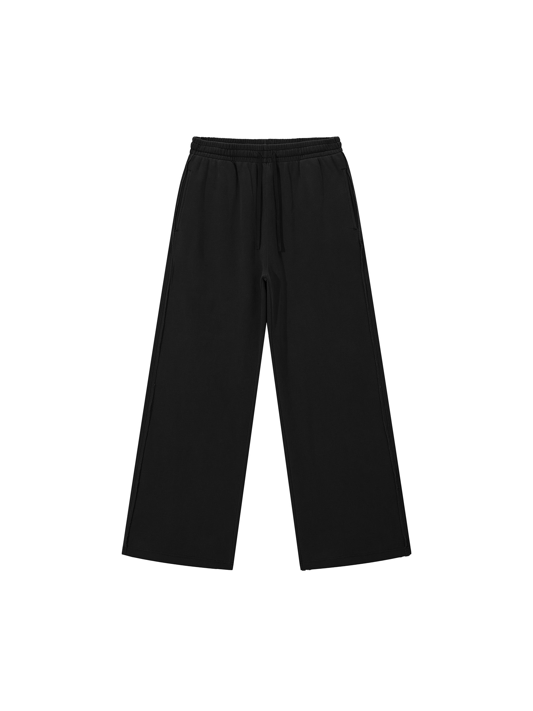 Snow Washed Raw Edge Sweatpants