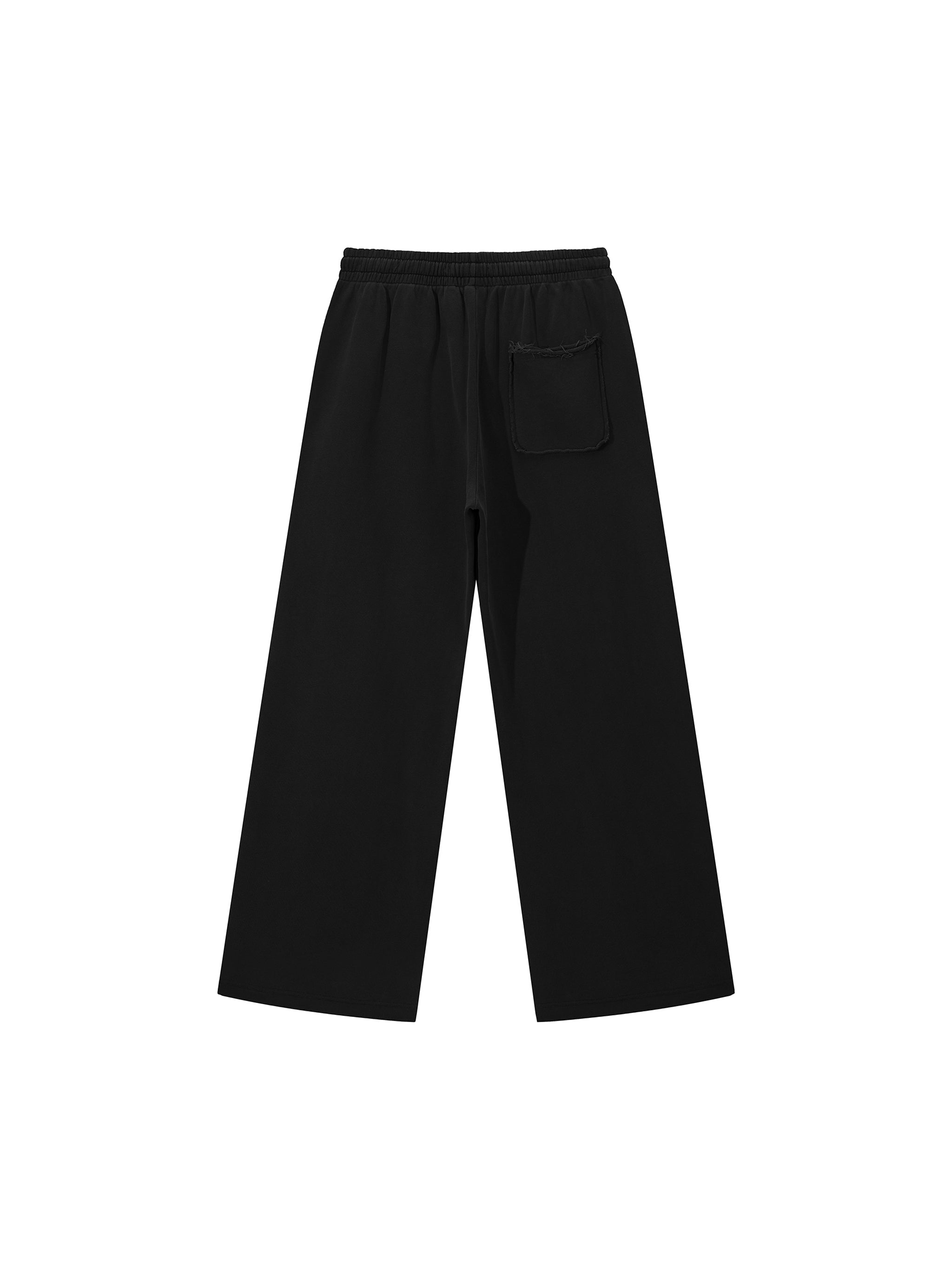 Snow Washed Raw Edge Sweatpants