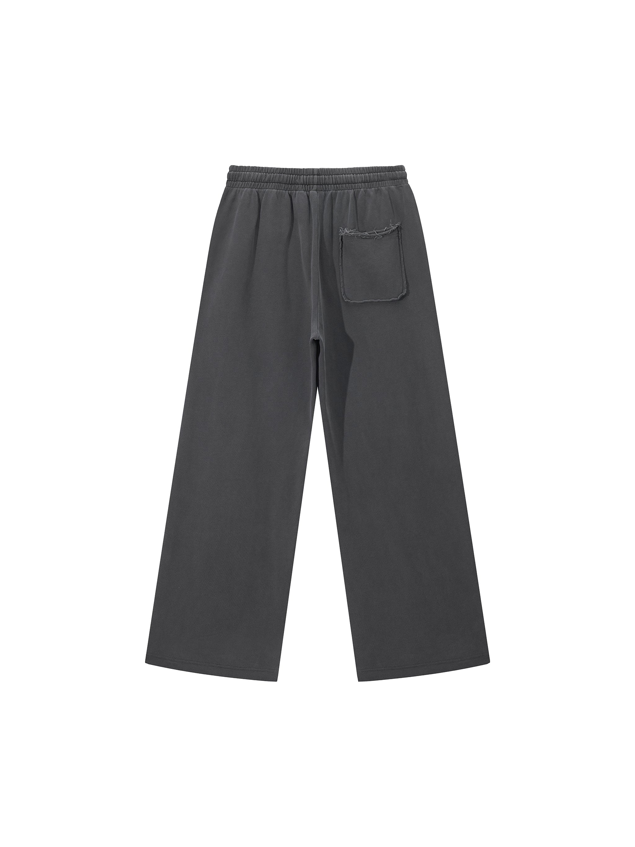 Snow Washed Raw Edge Sweatpants