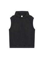 Snow Washed Sleeveless Hoodie