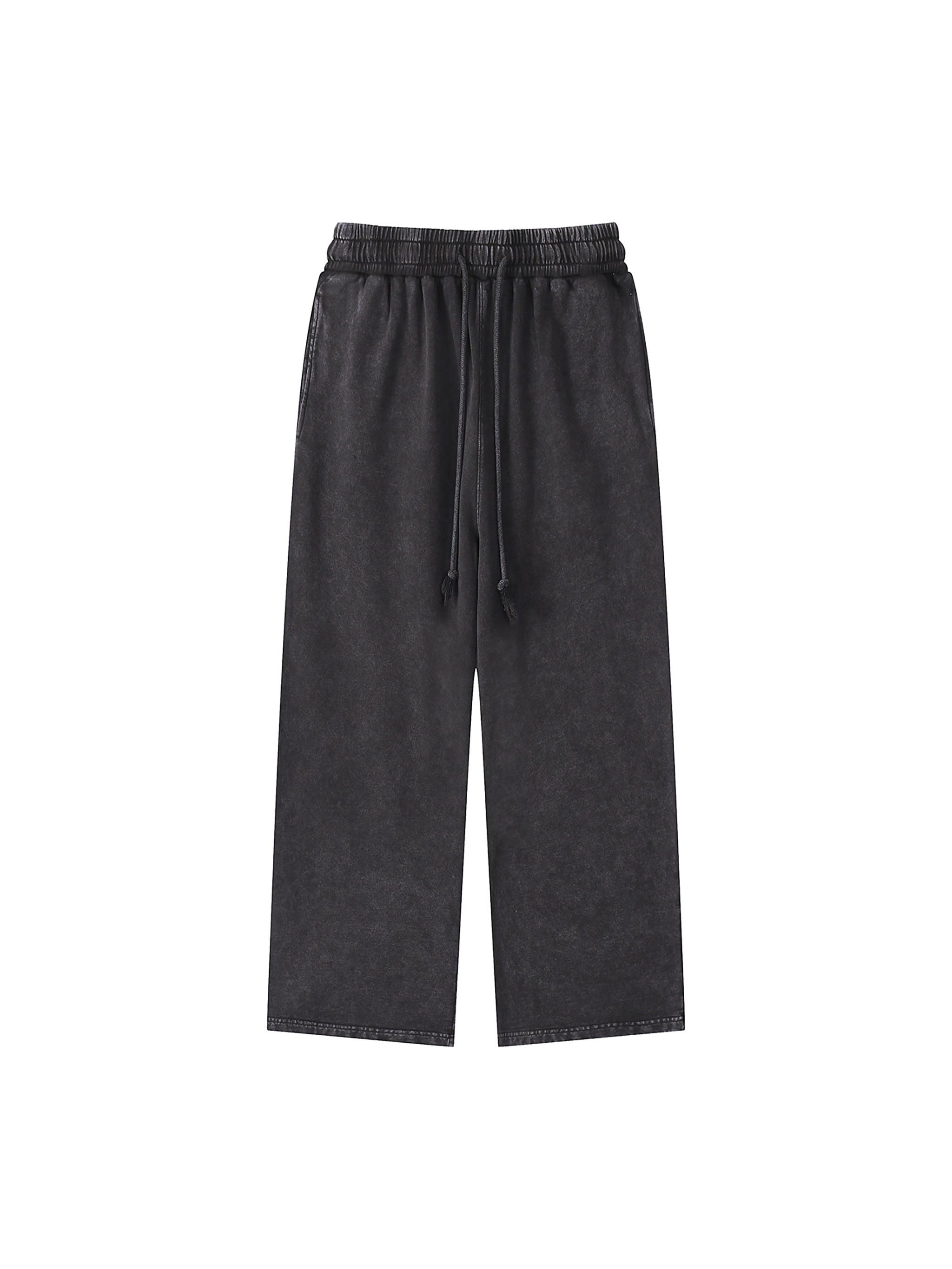 Snow Washed Straight Leg Pants