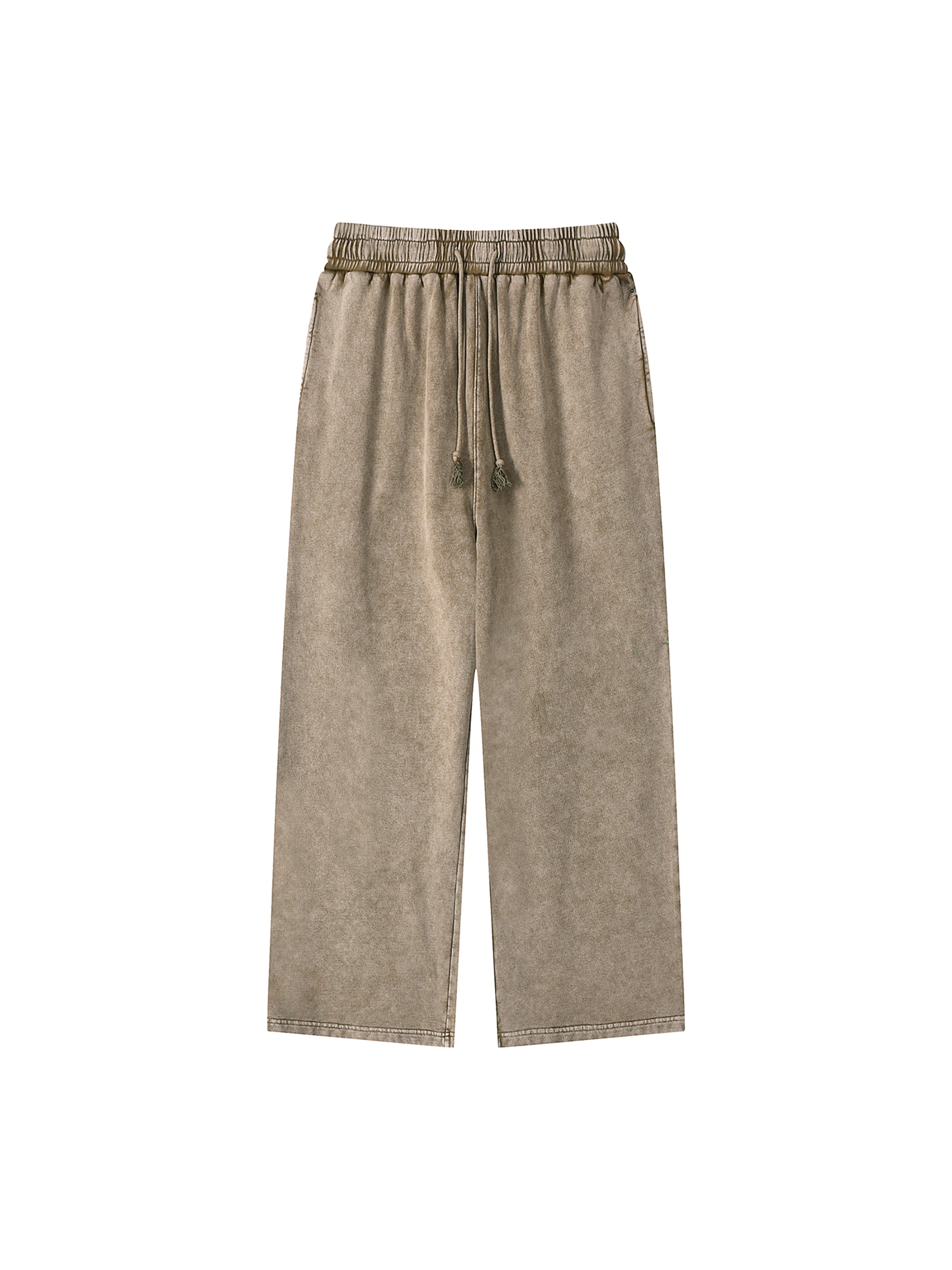 Snow Washed Straight Leg Pants