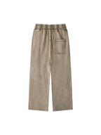 Snow Washed Straight Leg Pants