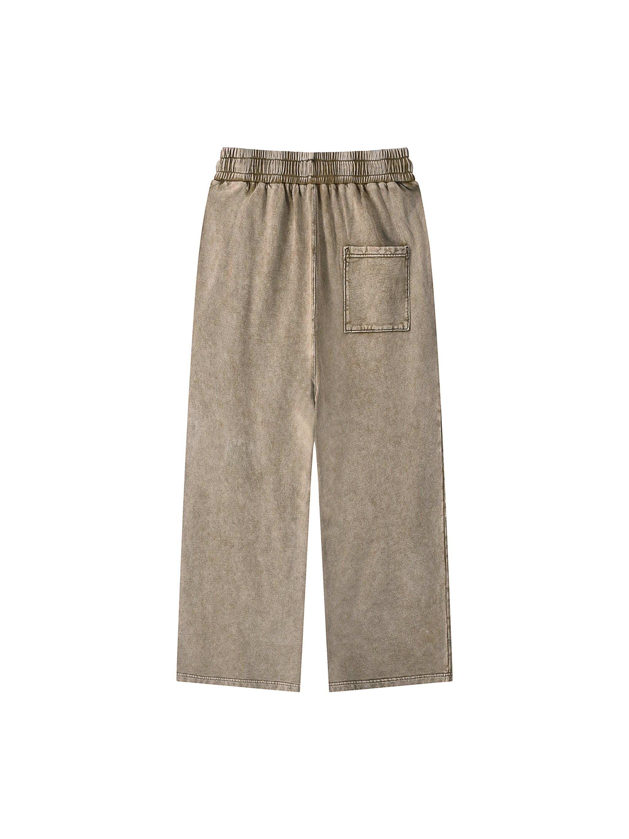 Snow Washed Straight Leg Pants