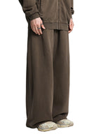 Snow Washed Tape Raw Edge Sweatpants