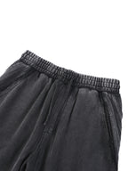 Snow Washed Tape Raw Edge Sweatpants