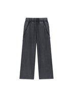 Snow Washed Tape Raw Edge Sweatpants