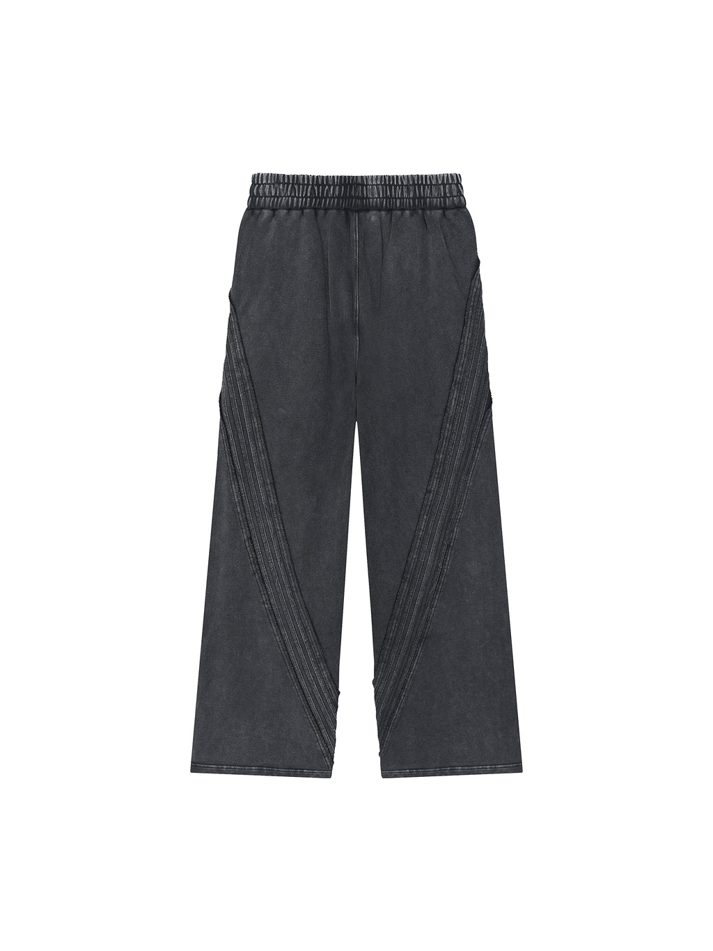 Snow Washed Tape Raw Edge Sweatpants