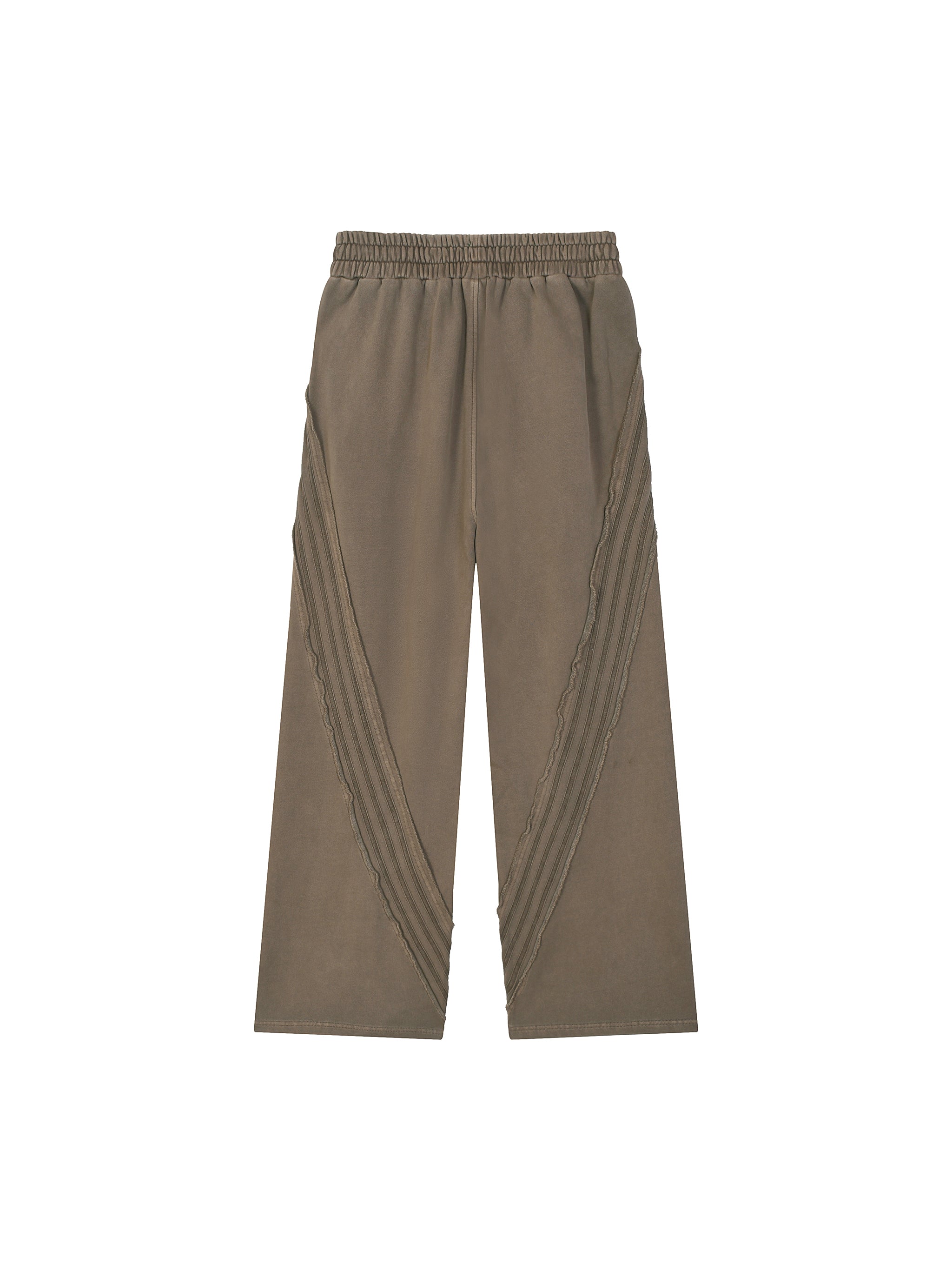 Snow Washed Tape Raw Edge Sweatpants