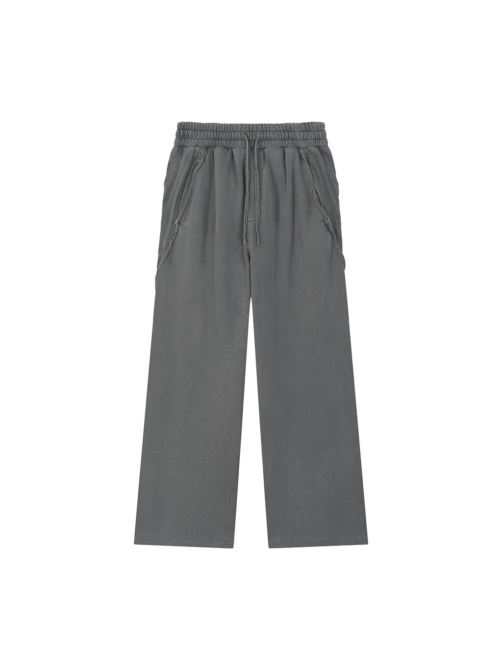 Snow Washed Tape Raw Edge Sweatpants