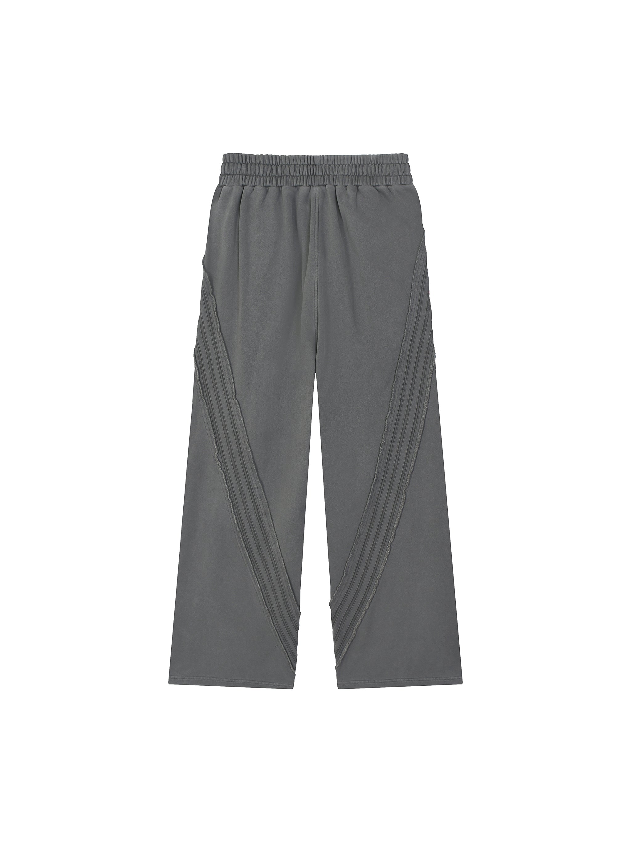 Snow Washed Tape Raw Edge Sweatpants