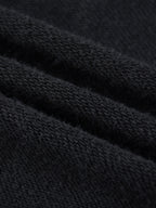 Snow Washed Tape Raw Edge Zip Hoodie - Men