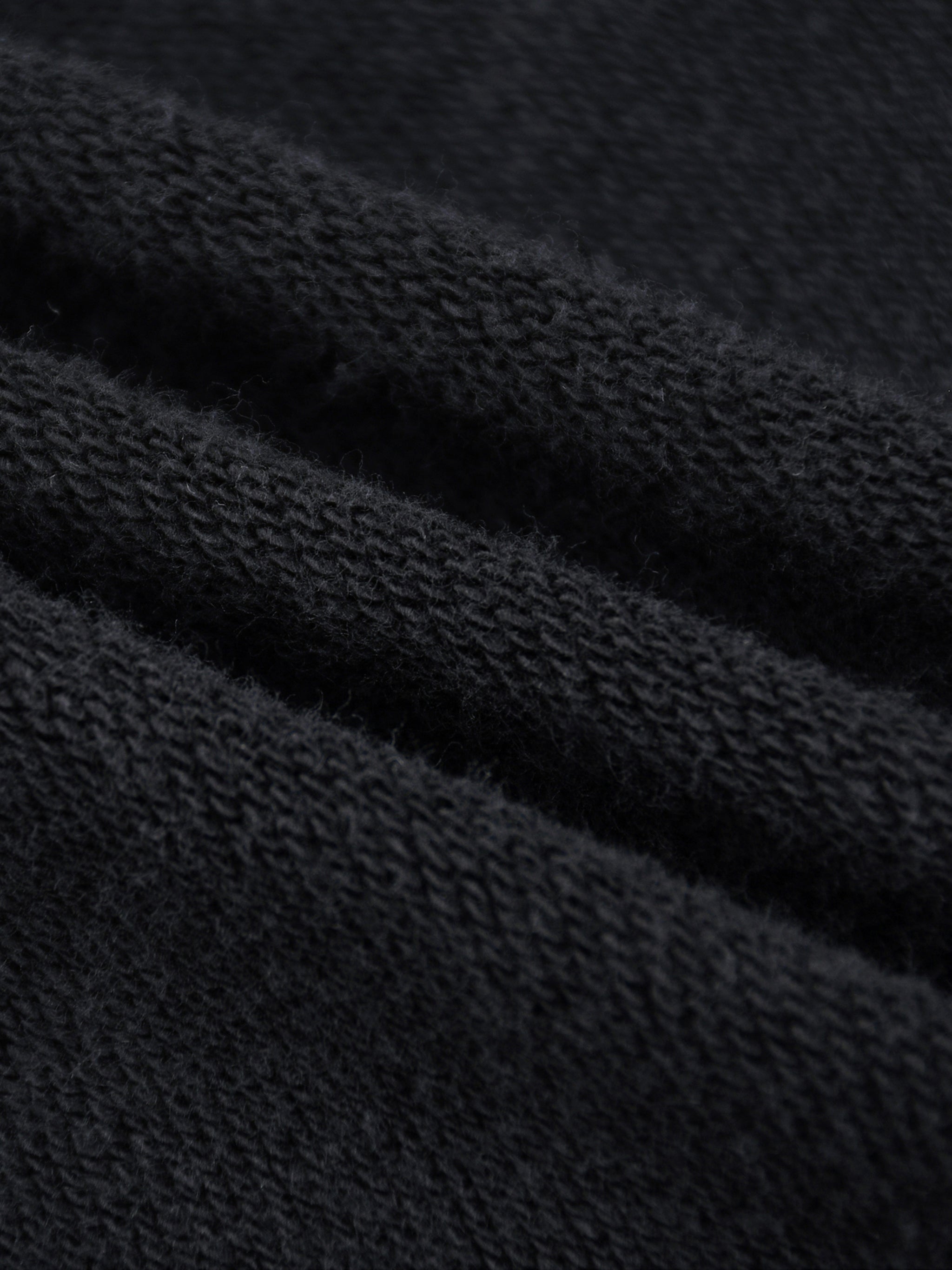 Snow Washed Tape Raw Edge Zip Hoodie - Men