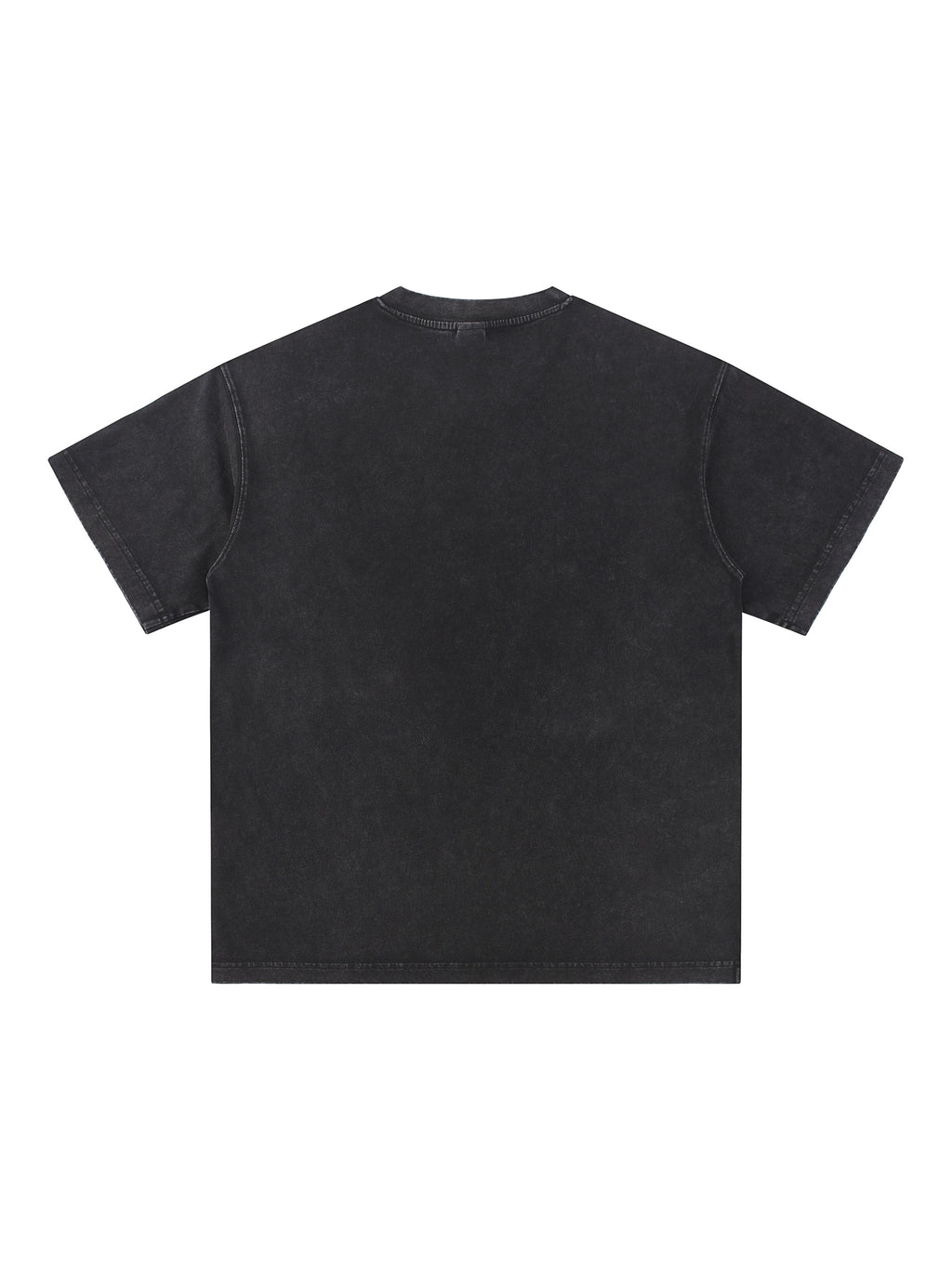 Snow Washed V-Neck Cotton T-Shirt