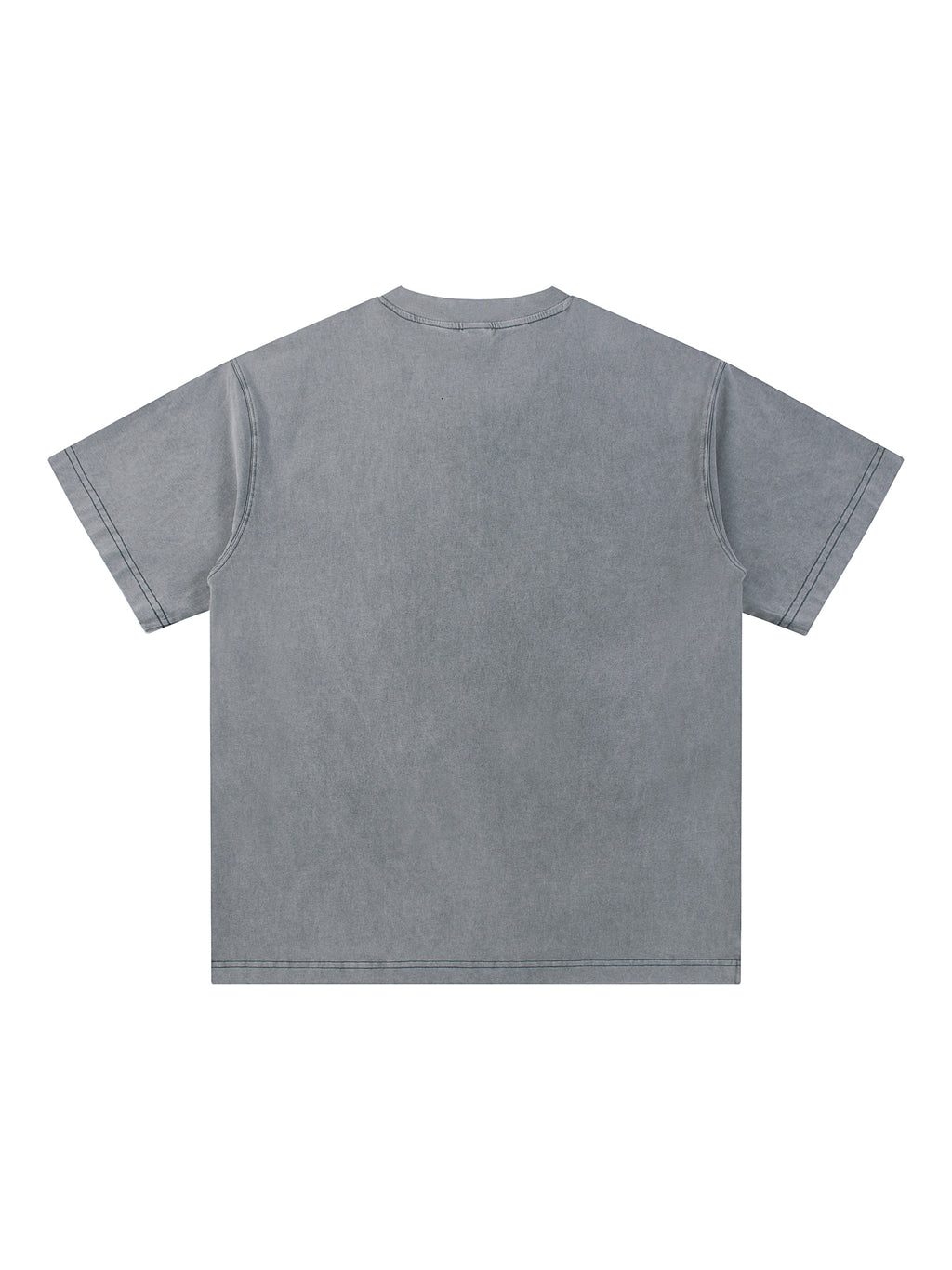 Snow Washed V-Neck Cotton T-Shirt