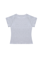 Solid Color Raglan Sleeve Crop Top