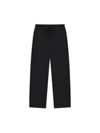 Solid Color Straight-Leg Sweatpants