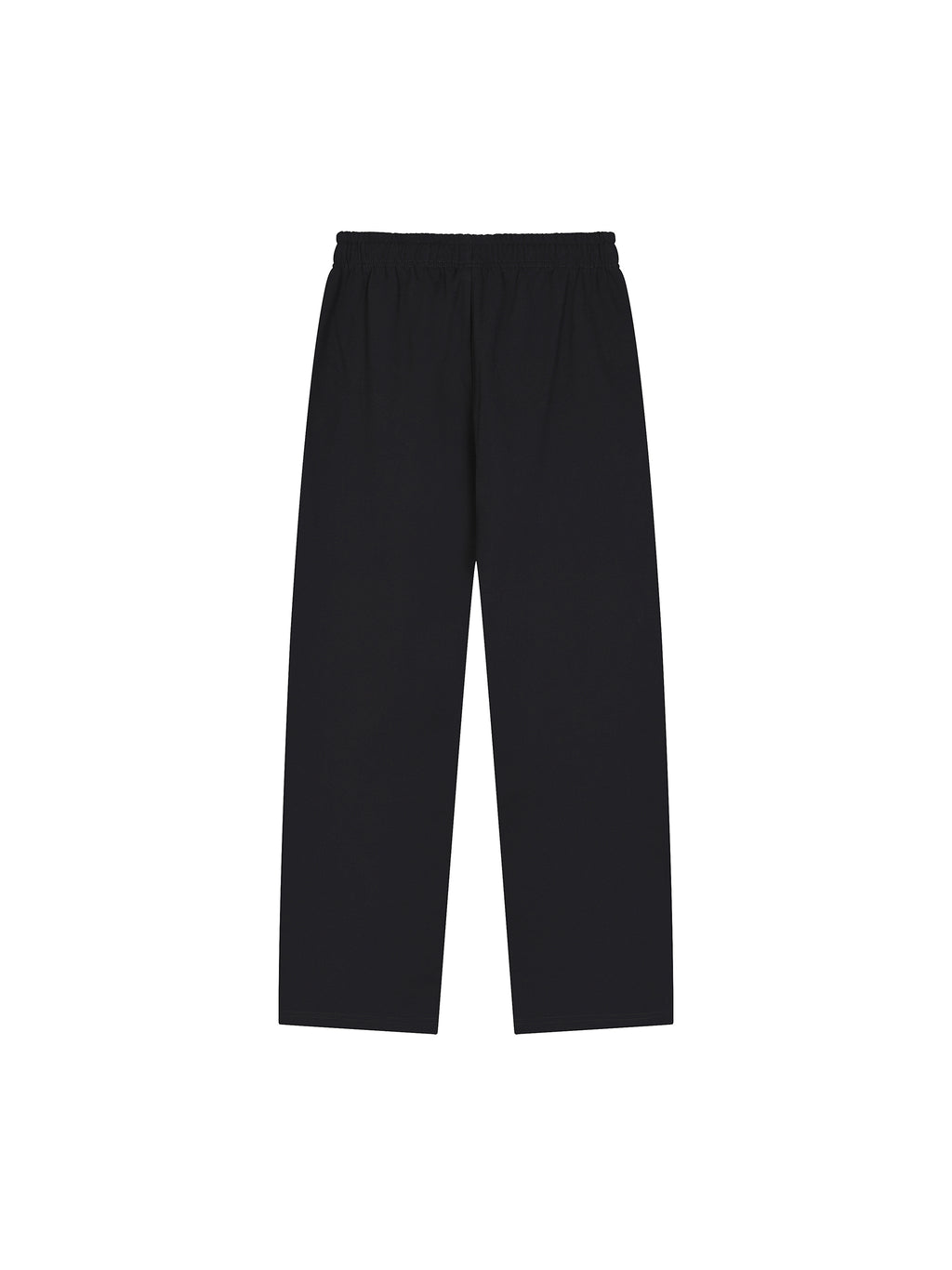 Solid Color Straight-Leg Sweatpants