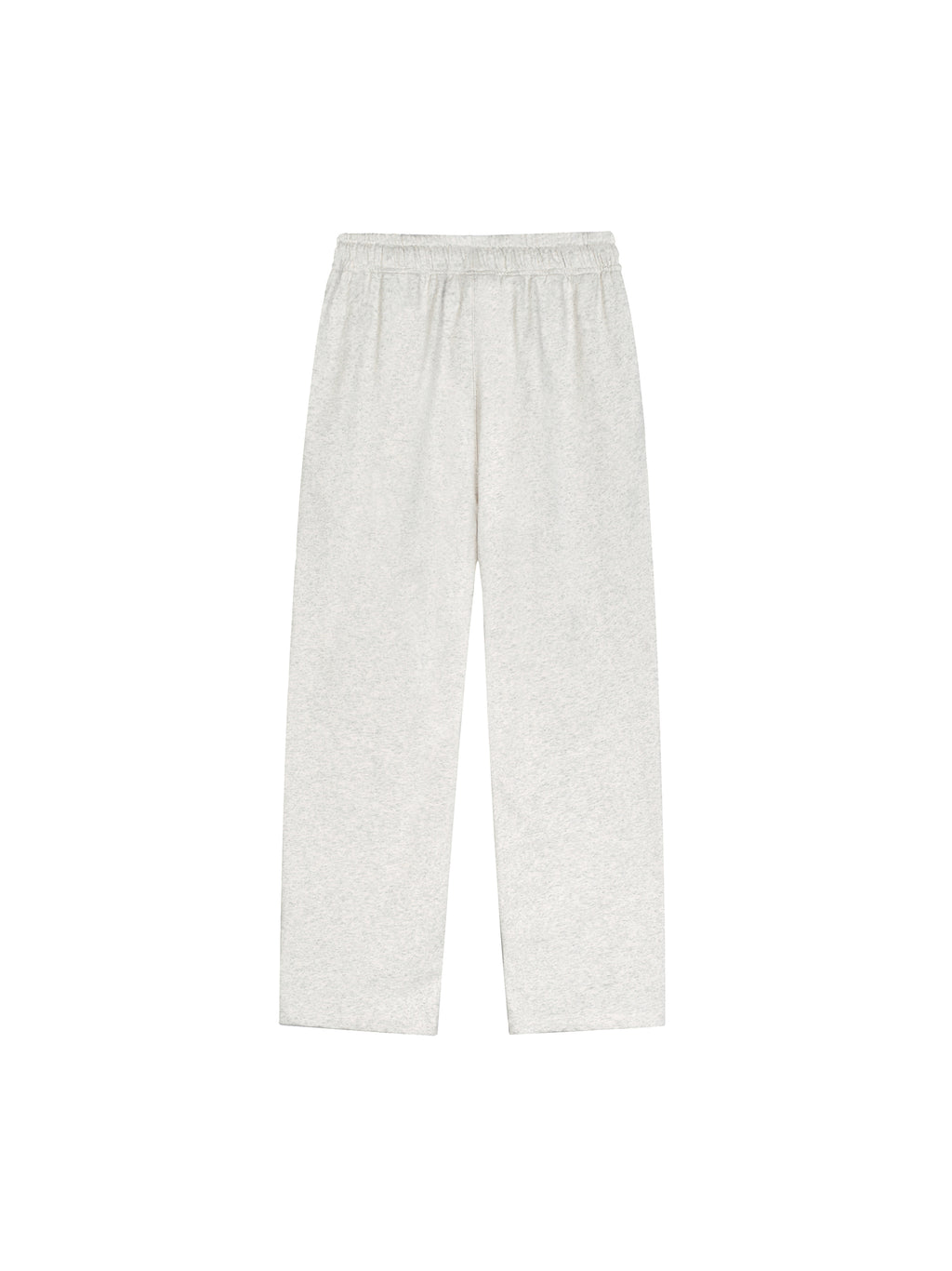 Solid Color Straight-Leg Sweatpants