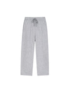 Solid Color Straight-Leg Sweatpants