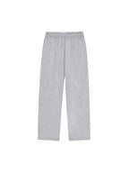 Solid Color Straight-Leg Sweatpants
