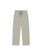 Solid Color Straight-Leg Sweatpants