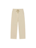 Solid Color Straight-Leg Sweatpants