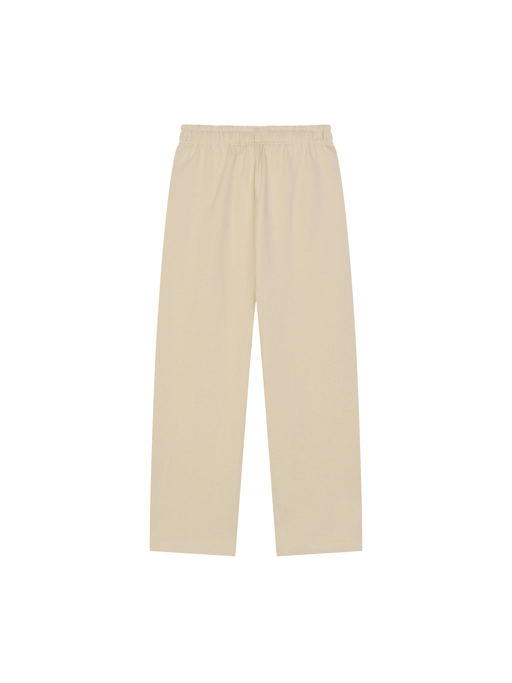 Solid Color Straight-Leg Sweatpants