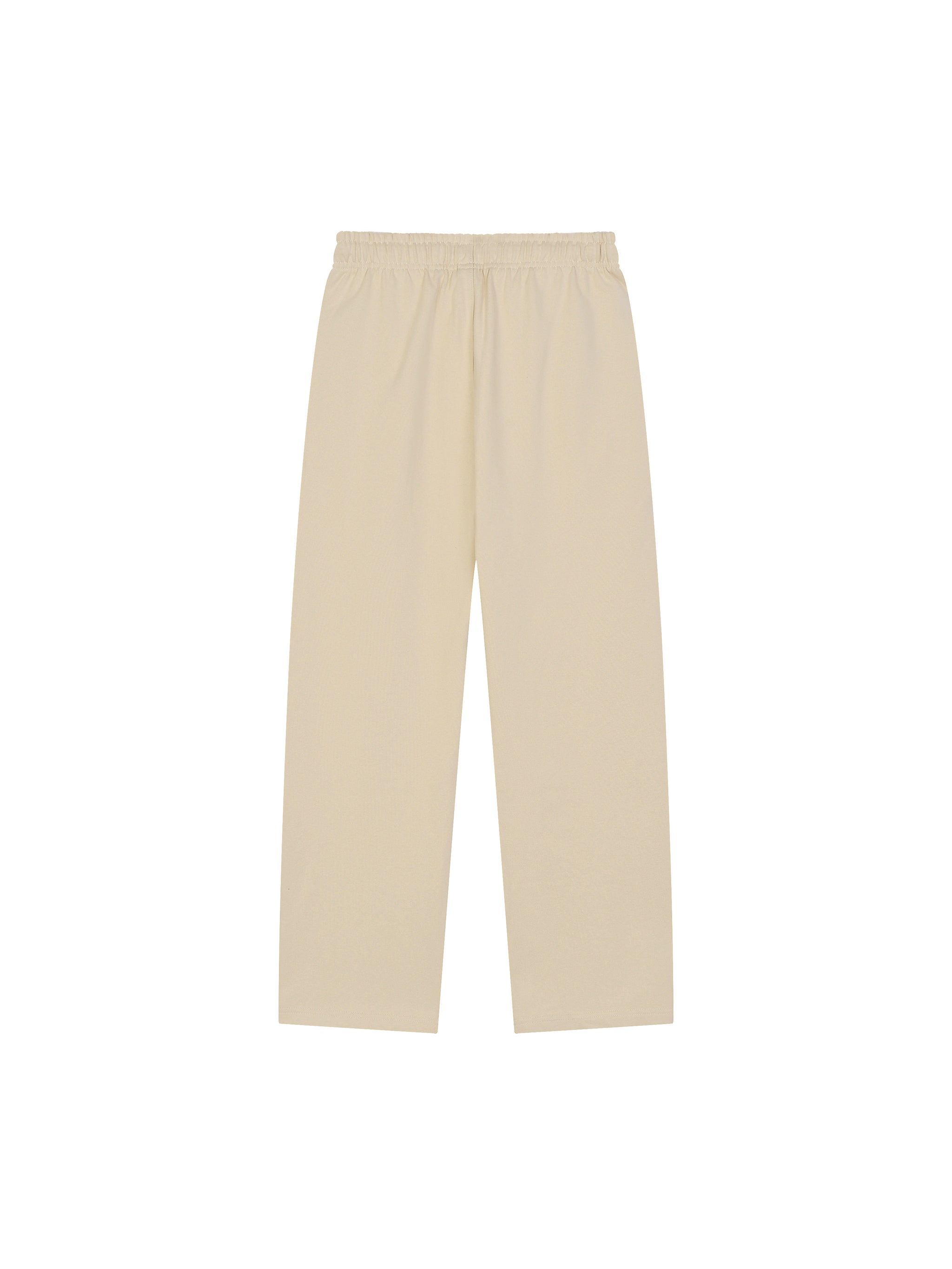 Solid Color Straight-Leg Sweatpants