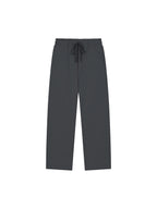 Solid Color Straight-Leg Sweatpants