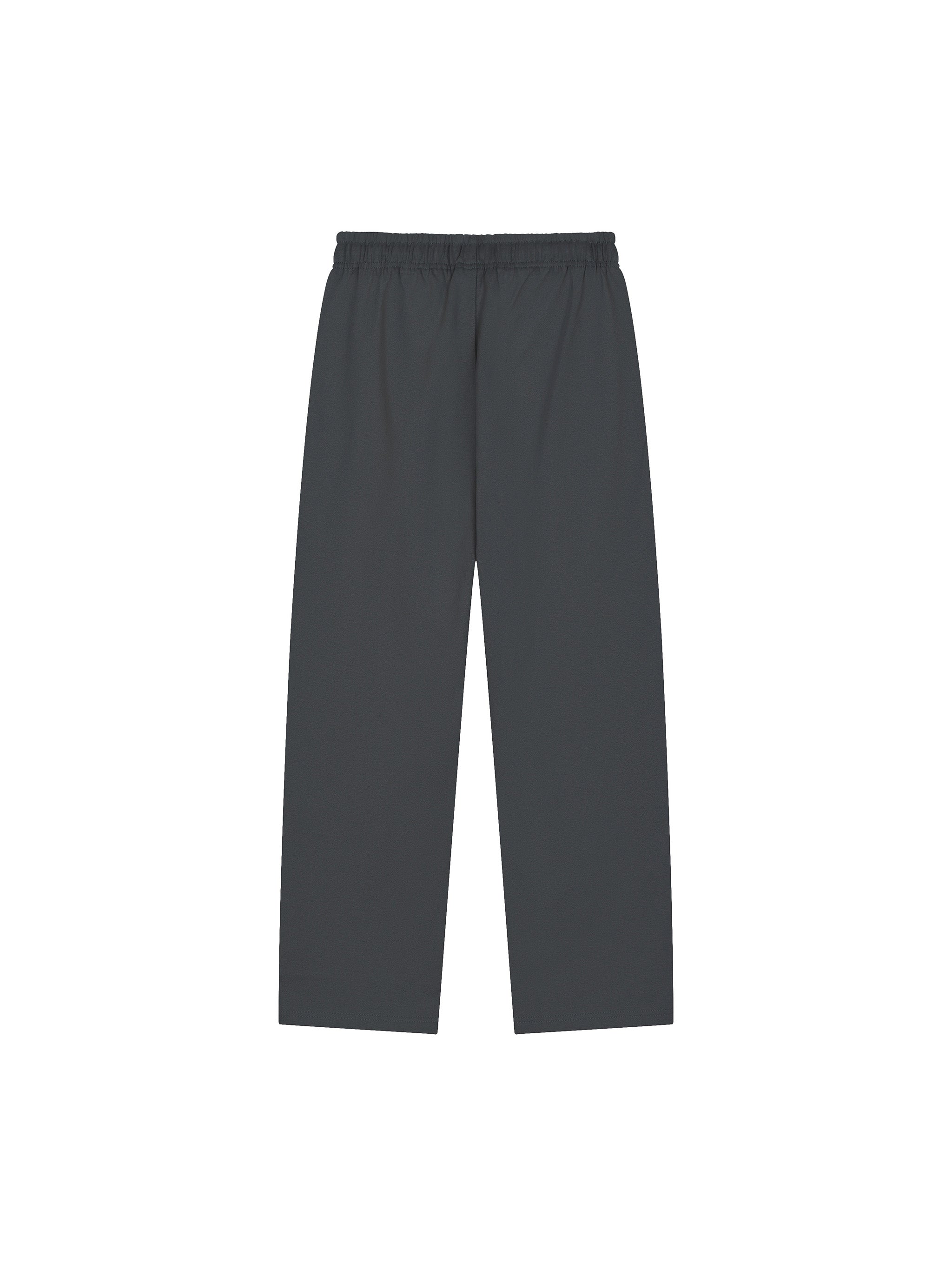 Solid Color Straight-Leg Sweatpants