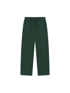 Solid Color Straight-Leg Sweatpants