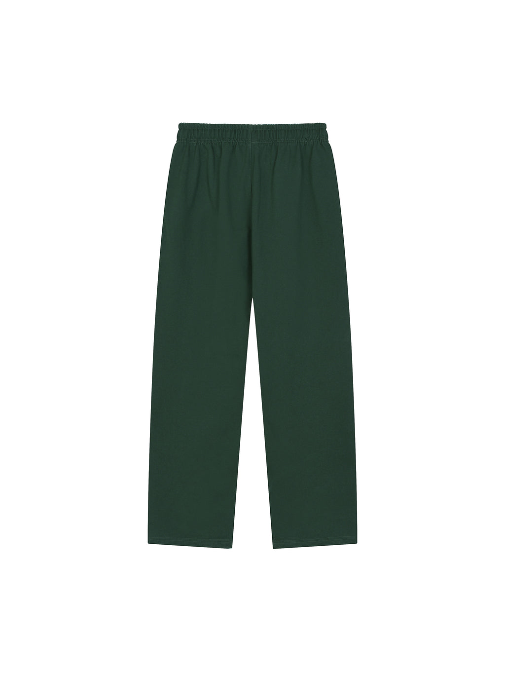 Solid Color Straight-Leg Sweatpants