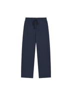 Solid Color Straight-Leg Sweatpants