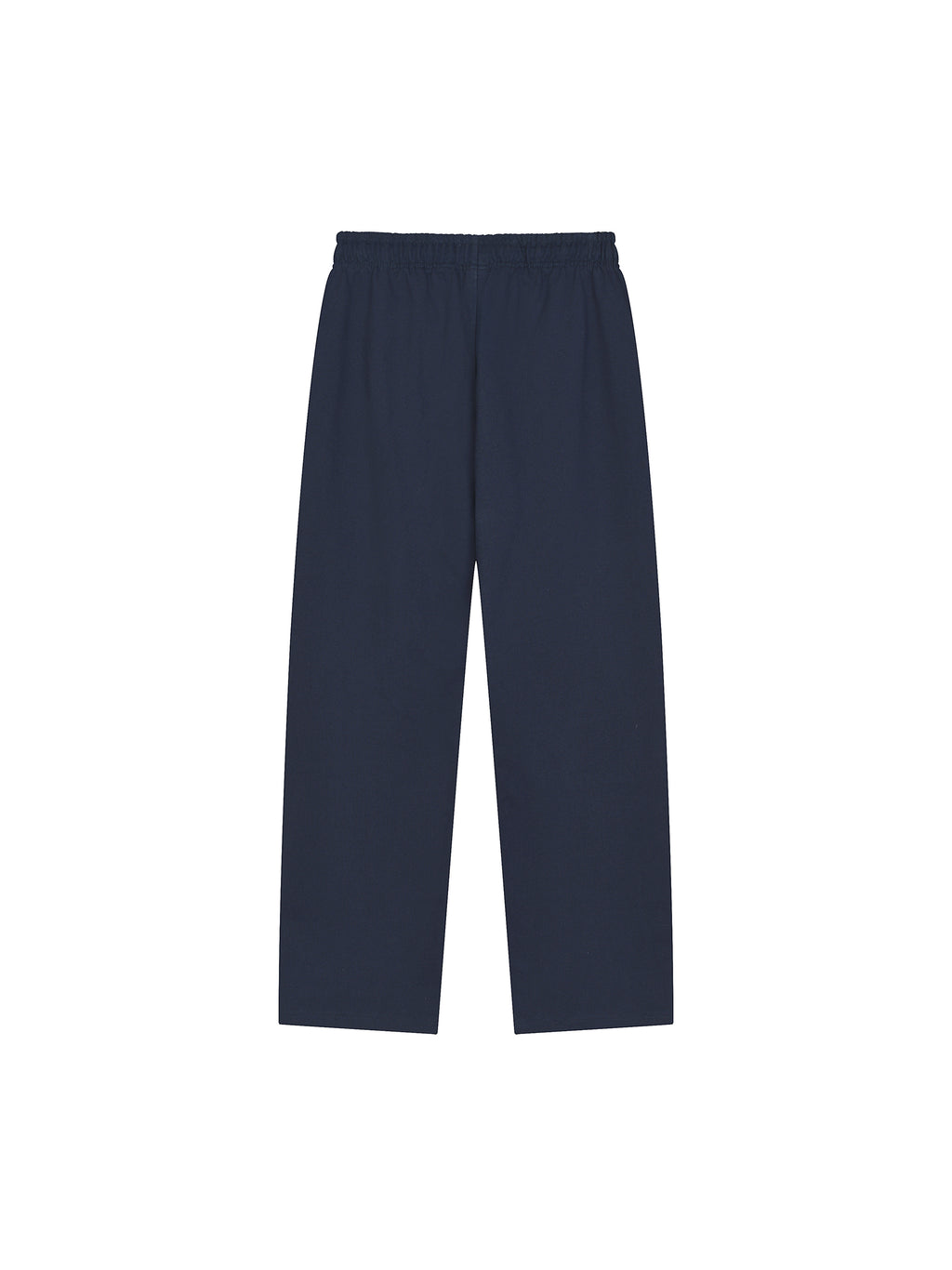 Solid Color Straight-Leg Sweatpants
