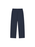 Solid Color Straight-Leg Sweatpants