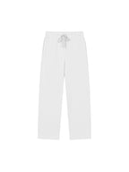 Solid Color Straight-Leg Sweatpants