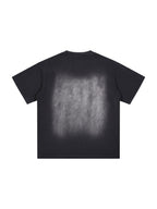Square Patch Monkey Washed T-Shirt