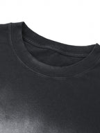 Square Patch Monkey Washed T-Shirt