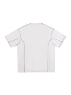 Streetwear Contrast-Stitched Cotton T-Shirt