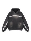 Sun Fade Contrast Tape Fleece Hoodie