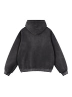 Sun Fade Contrast Tape Fleece Hoodie