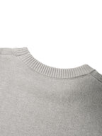 Sun Fade Distressed Ripped Crewneck sweater