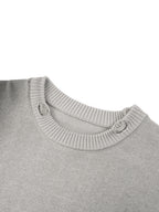 Sun Fade Distressed Ripped Crewneck sweater