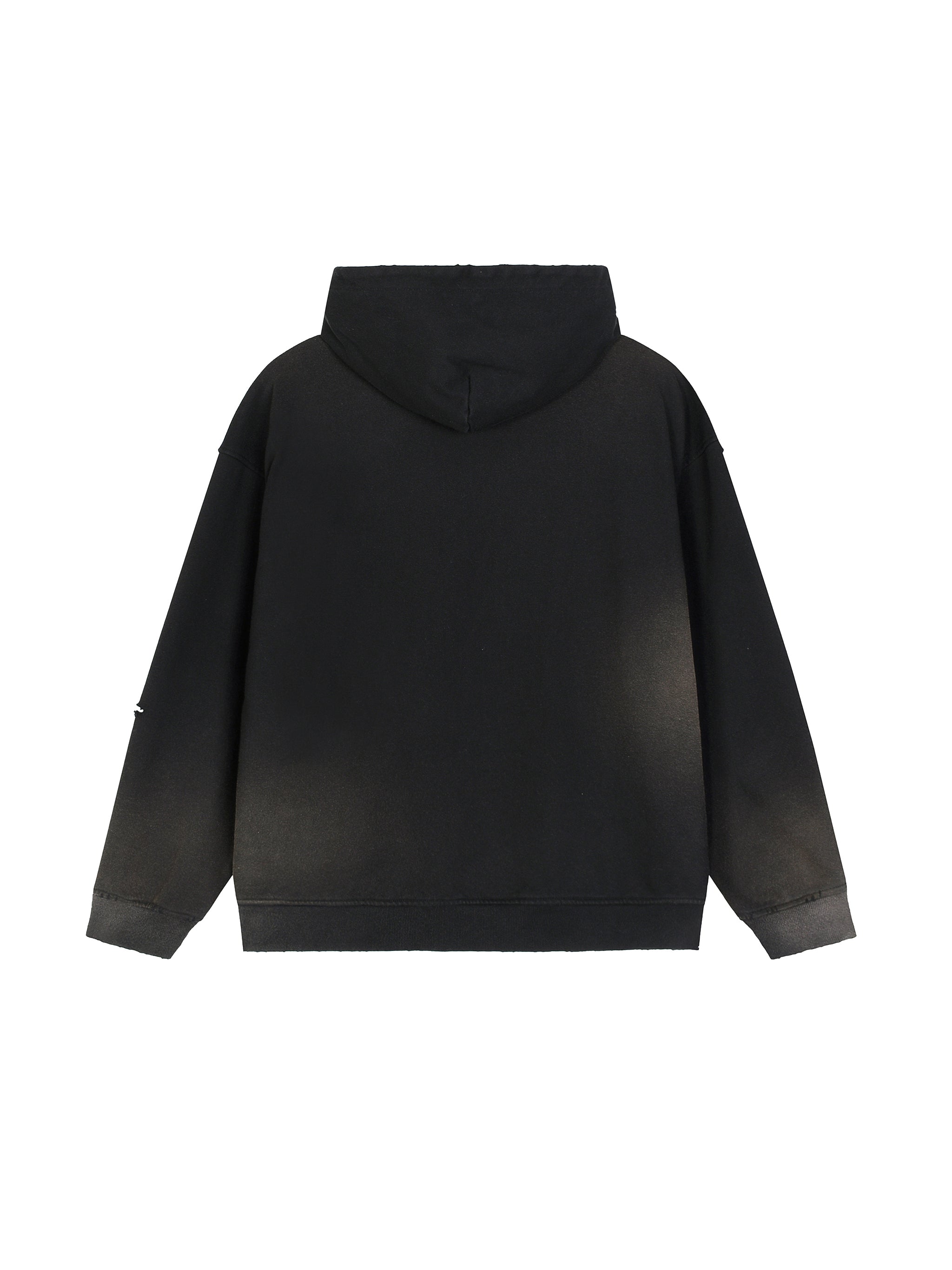 Sun Fade Frayed Fleece Hoodie